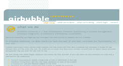 Desktop Screenshot of airbubbleindustries.com
